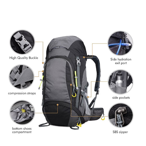 Waterproof hiking backpack 