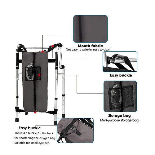 Wheelchair oxygen backpack